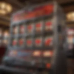 Overview of the IGT Super Cherry slot machine in a casino setting