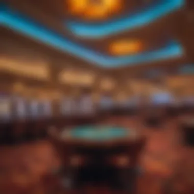 Interior of San Manuel Casino with vibrant gaming atmosphere