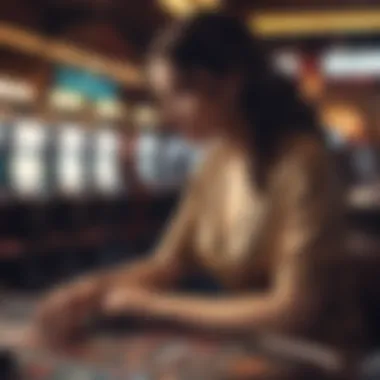 Player engaging with Buffalo Slots at a casino