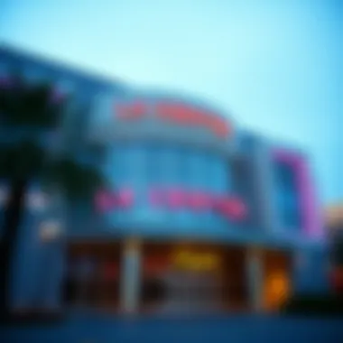 LA Center Casino Exterior Exterior view of LA Center Casino showcasing modern architecture