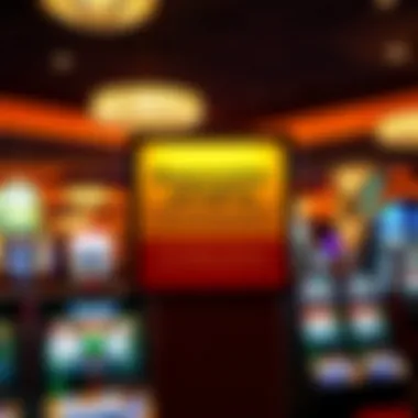 Responsible Gambling Awareness at LA Center Casino Responsible gambling message displayed prominently within the casino
