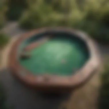 Design of Outdoor Craps Tables A beautifully designed craps table with natural surroundings
