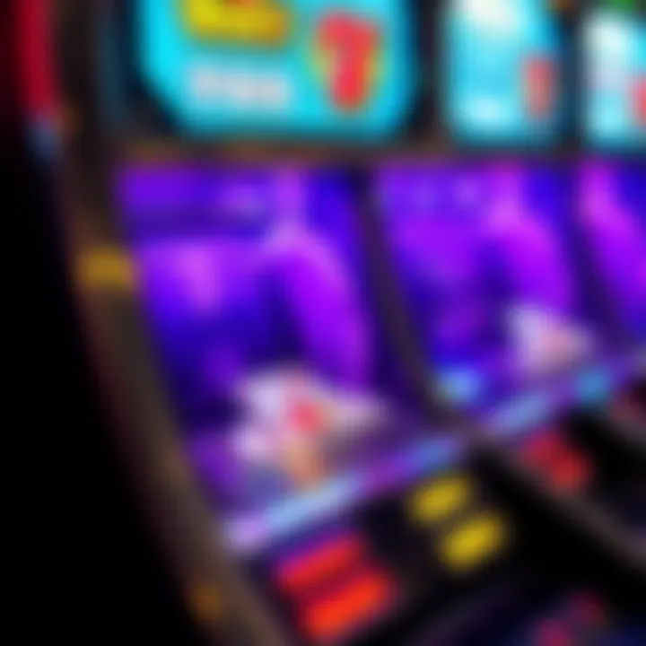 Intricate design of a slot machine showcasing its features