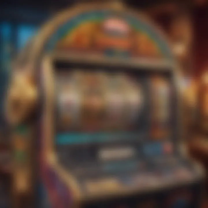 Illustration of bonus features and rewards within the slot game